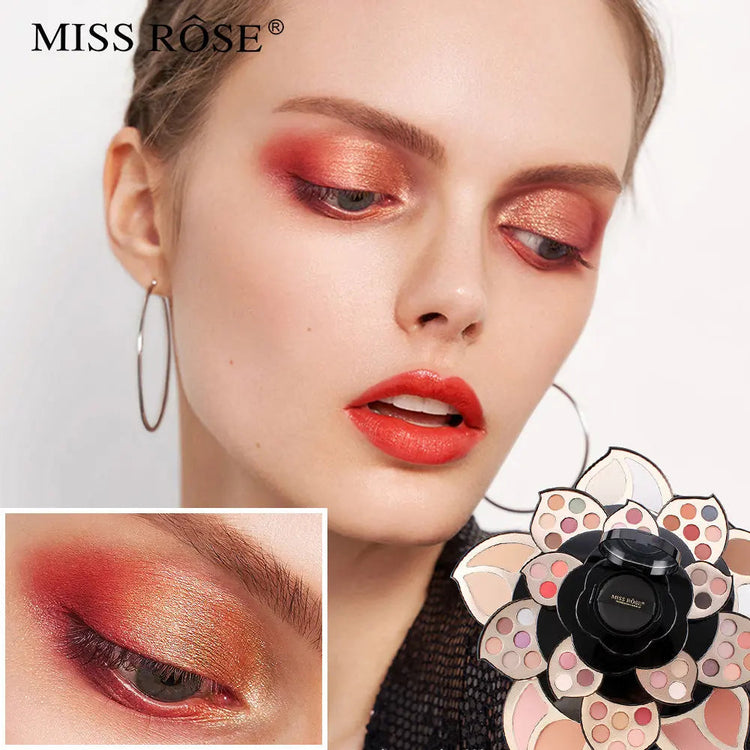 Multifunctional Makeup Full Set with Black Floral Palette Mi tienda