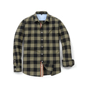 Men's Spring And Autumn Brushed Casual Shirt