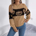 Halloween Pumpkin Pullover Sweater Fashion Long Sleeve Knitted Tops For Women Clothing Douson Odeh