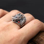 Fashion Three-dimensional Faucet Pure Silver Retro Ring