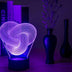 Twist Abstract LED 3D Night Light Touch Control | Colorful Acrylic Mood Lamp