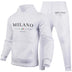 Men's Hoodie Suit Milan Printed Sweatshirt