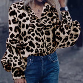 Women Sexy Leopard Print  Tops Douson Odeh