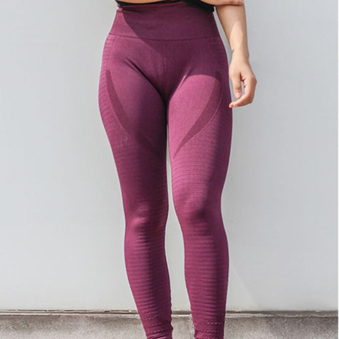 New yoga pants women tight elastic high waist running peach hip fitness pants sports suit pants