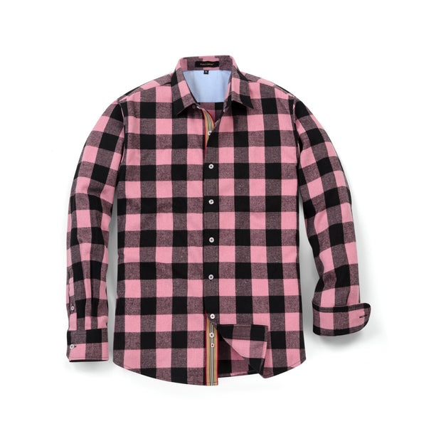 Men's Spring And Autumn Brushed Casual Shirt