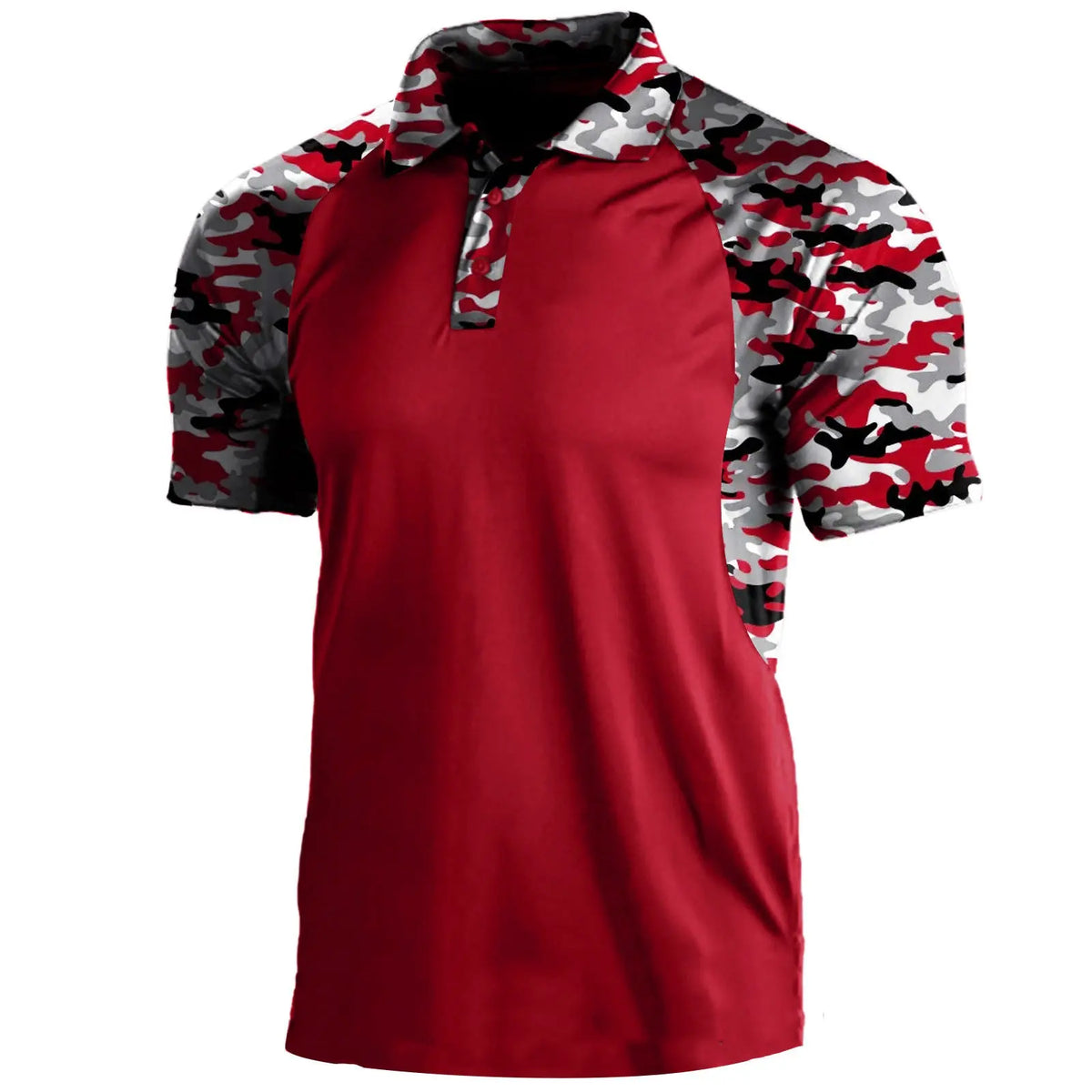 Polo Shirt Lapel Zipper Short-sleeved T-shirt Men Douson Odeh