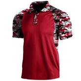 Polo Shirt Lapel Zipper Short-sleeved T-shirt Men Douson Odeh