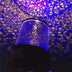 colorful star projector lamp creating a stunning starry night light display on the ceiling and walls.