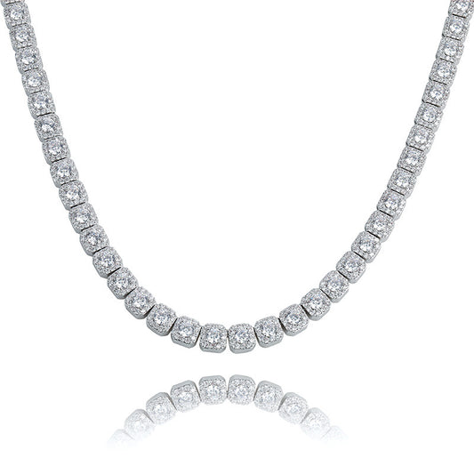 Zircon Plum Necklace