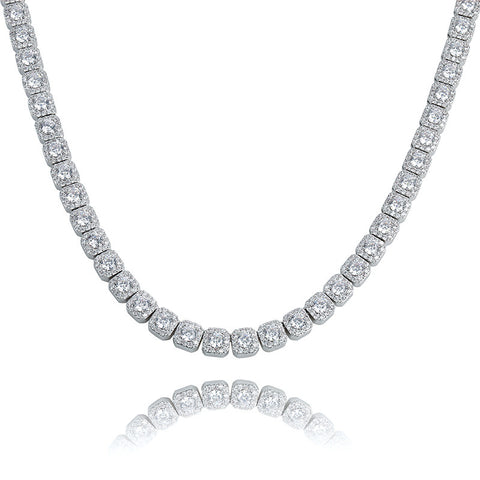 Zircon Plum Necklace
