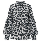 Women Sexy Leopard Print  Tops Douson Odeh