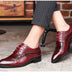 new spring men flats lace up male business oxfords men leather shoes