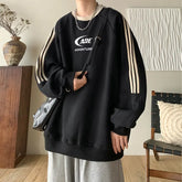 Letter Embroidered Long Sleeve T-shirt Men Douson Odeh