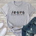 Jesus Friends Print Women Tshirts Cotton Clothes Tops Douson Odeh