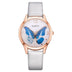 Gaiety Brand Women Watches Luxury Removable Rhinestone Butterfly Watches Ladies Leather Dress Ladies Wrist Watches Female Clock Douson Odeh