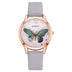 Gaiety Brand Women Watches Luxury Removable Rhinestone Butterfly Watches Ladies Leather Dress Ladies Wrist Watches Female Clock Douson Odeh