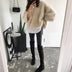 Korea Autumn And Winter Net Red Furry Tops Faux Plush Sweater Women Douson Odeh
