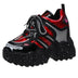 Women Chunky Sneakers Fashion Thick Bottom Lace Up Platform Shoes Douson Odeh