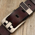 Vintage Men's Leather Belt With Buckle