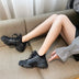 Black Samurai Sneakers Women Korean Style Platform Women's Shoes Douson Odeh