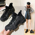 Black Samurai Sneakers Women Korean Style Platform Women's Shoes Douson Odeh