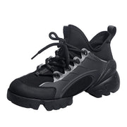 Black Samurai Sneakers Women Korean Style Platform Women's Shoes