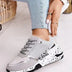 Women Sneakers Lace-Up Platform Sports Shoes Douson Odeh