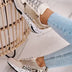 Women Sneakers Lace-Up Platform Sports Shoes Douson Odeh