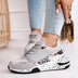 Women Sneakers Lace-Up Platform Sports Shoes Douson Odeh