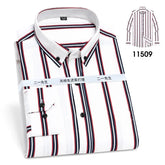 Vertical Stripes Business Casual Shirt Men Douson Odeh