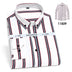 Vertical Stripes Business Casual Shirt Men Douson Odeh