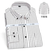 Vertical Stripes Business Casual Shirt Men Douson Odeh
