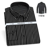 Vertical Stripes Business Casual Shirt Men Douson Odeh