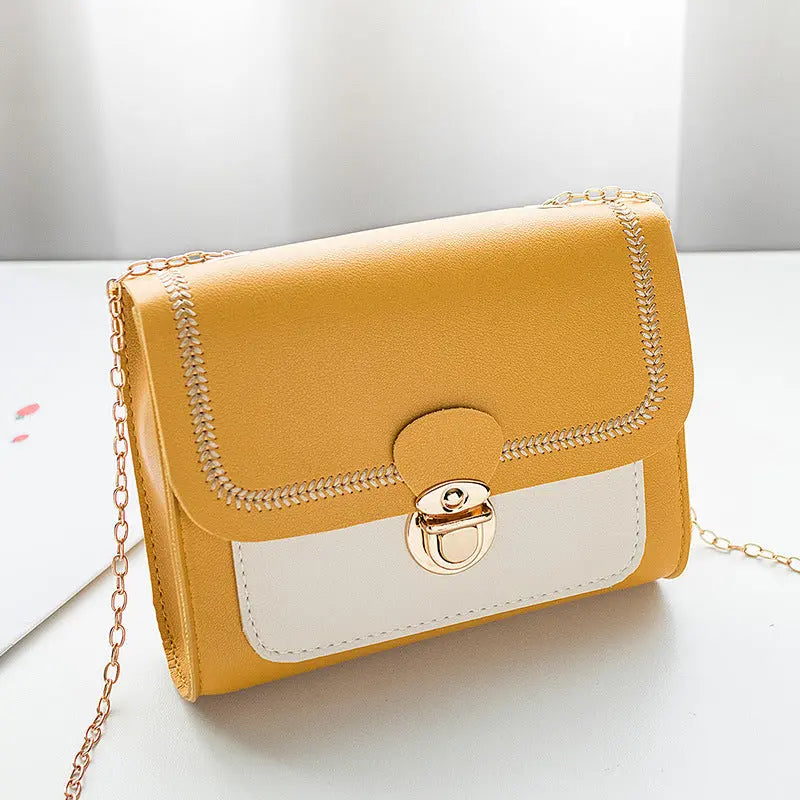 One ShoulderFashion Lock Chain Diagonal Bag Douson Odeh