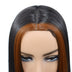 Real Hair Wig, Front Lace 13X5X1 Straight Highlight 1B 27 Hair Wigs