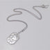 Xingyue Square Necklace Adjustable Length 925 Silver With Micro Diamonds