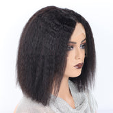 Kinky Straight Lace Front Human Hair Wig