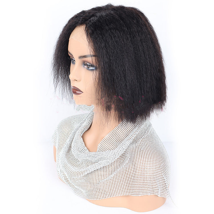 Kinky Straight Lace Front Human Hair Wig