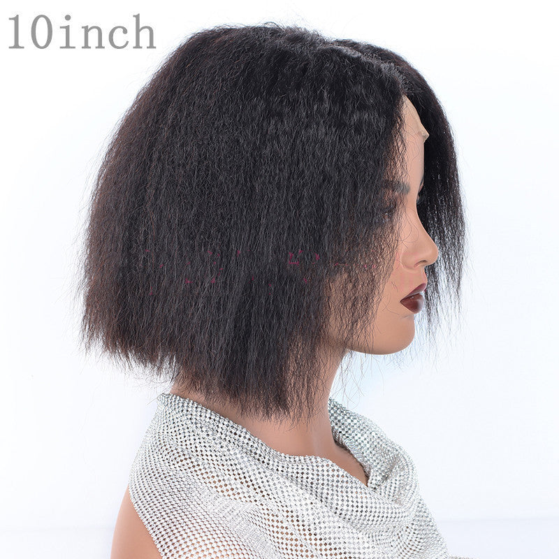 Kinky Straight Lace Front Human Hair Wig
