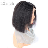 Kinky Straight Lace Front Human Hair Wig