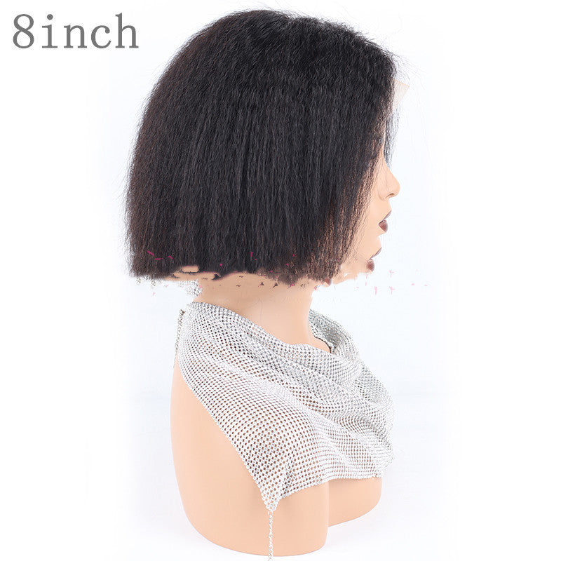 Kinky Straight Lace Front Human Hair Wig