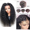 European And American Ladies Black Front Lace Small Wavy Curly Hair