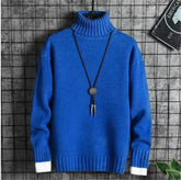 Turtleneck Sweater Men Plus Velvet Bottoming Shirt Douson Odeh