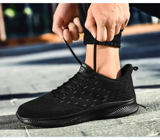 Sports Flying Woven Cold Sticky Ultralight Casual Running Shoes Douson Odeh