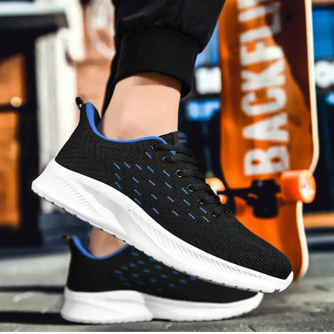 Sports Flying Woven Cold Sticky Ultralight Casual Running Shoes Douson Odeh