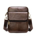 Men's Waist Bag New Messenger Bbag Shoulder Bag Men's Bag Leather Men Bags First Layer Leather Large Screen Mobile Phone Bag