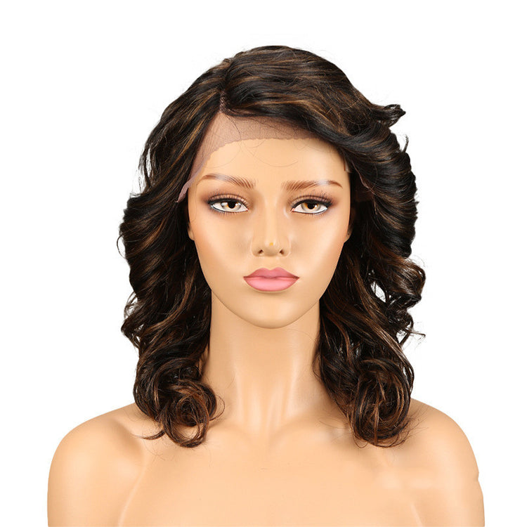 Long Curly Lace Front Human Hair Wig