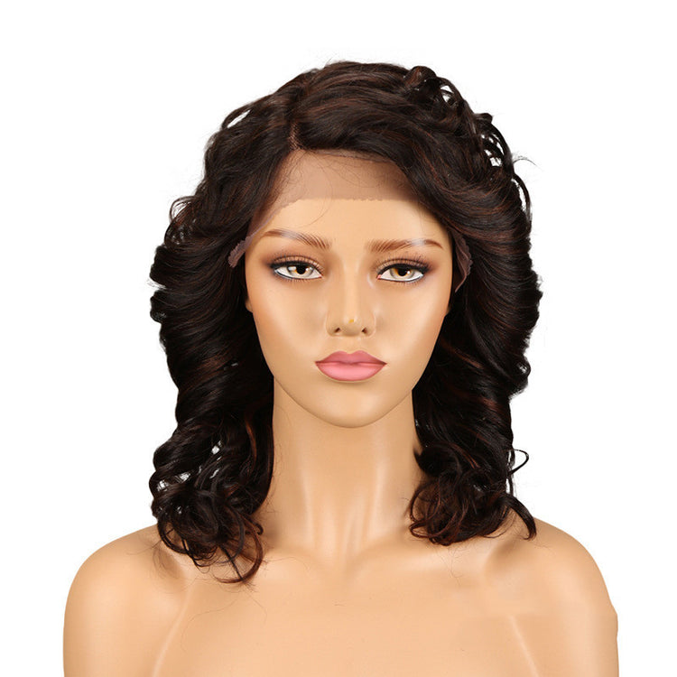 Long Curly Lace Front Human Hair Wig