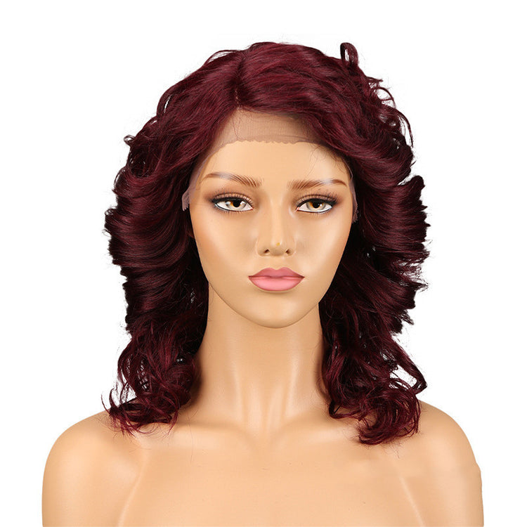 Long Curly Lace Front Human Hair Wig