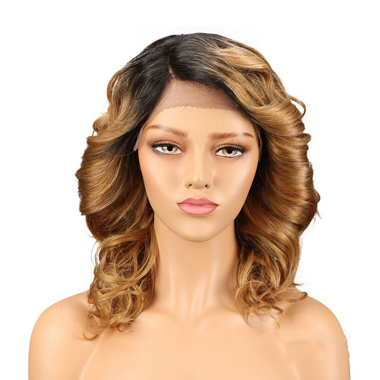 Long Curly Lace Front Human Hair Wig